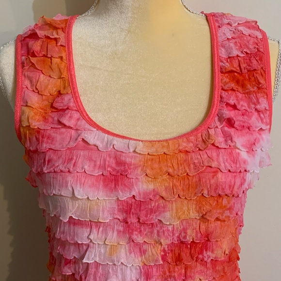 Tribal casual sleeveless dress. Size Small - Picture 3 of 8